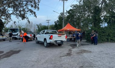 Asisten a las familias afectadas por los incendios
