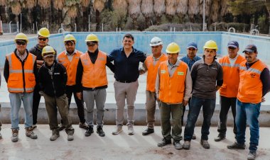 El Intendente Matías Espejo anunció la recuperación integral de la pileta municipal del Camping El Vivero
