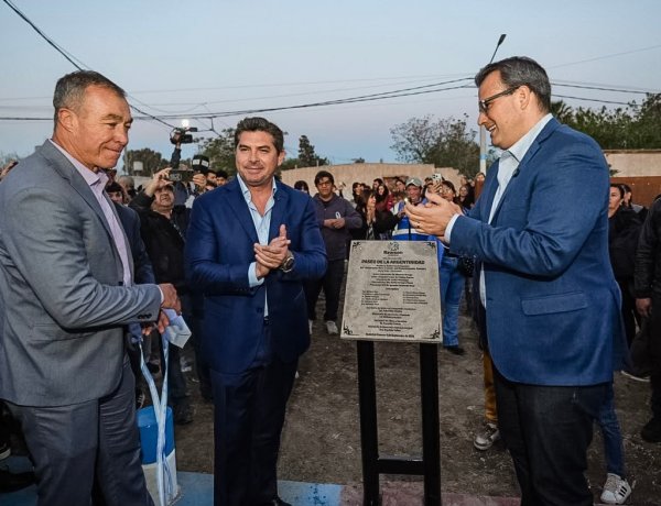 Orrego celebró los 84 años de Rawson con el anuncio de una pavimentación clave