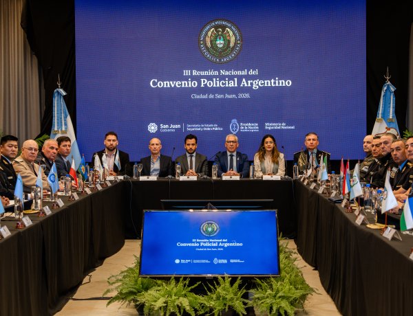 Fuerzas de seguridad de todo el país profundizaron su articulación federal en San Juan