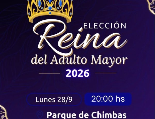 La Municipalidad de Chimbas invita a la Elección de la Reina del Adulto Mayor 2026