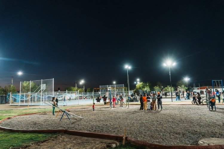 En el día de la despedida de Messi, Rawson homenajeó al capitán inaugurando un playón con su nombre