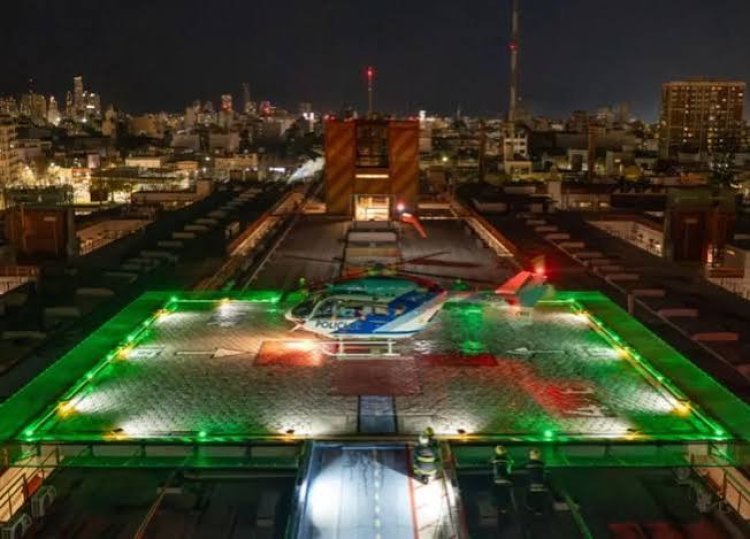 El Hospital Garrahan concretó su primer traslado aéreo nocturno en más de diez años