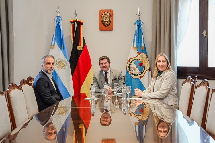 Orrego recibió al cónsul honorario de Alemania en San Juan