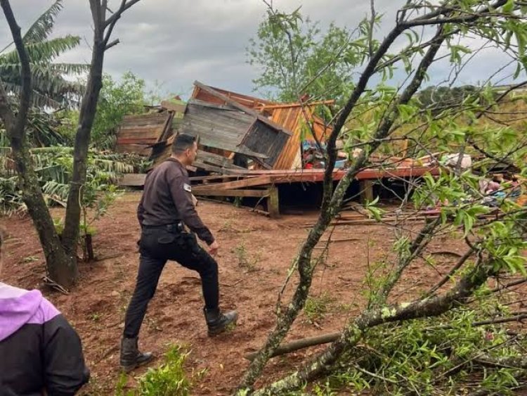 El Niño produjo una intensa tormenta en Misiones: una persona falleció y varias familias están sin techo