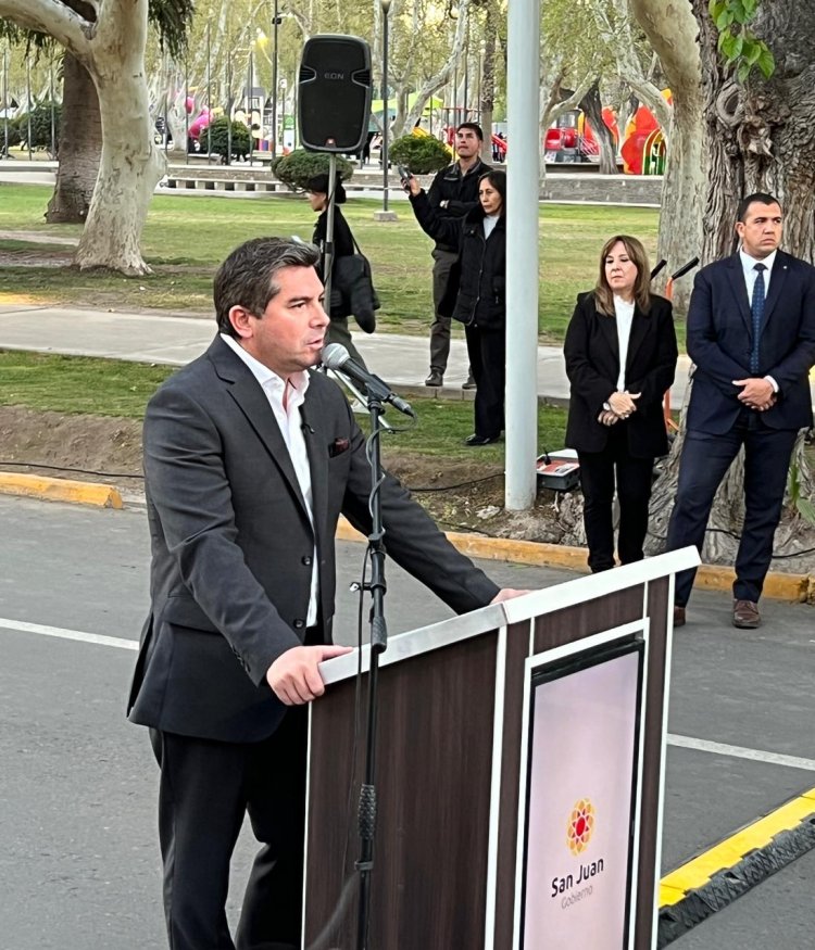 Orrego inauguró las obras de la avenida Libertador