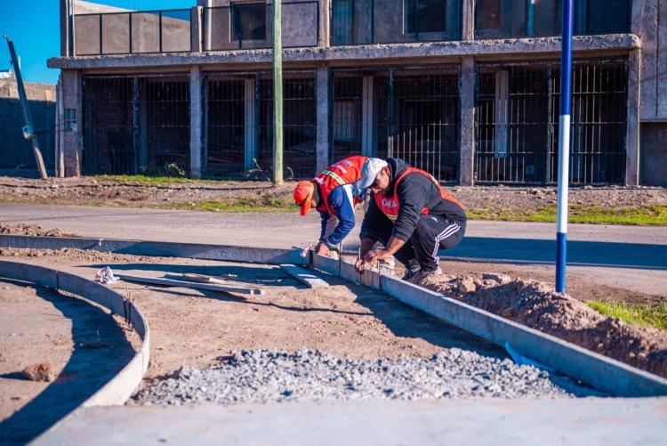 Altos de Rivadavia tendrá una nueva plaza: la obra ya superó el 50% de avance
