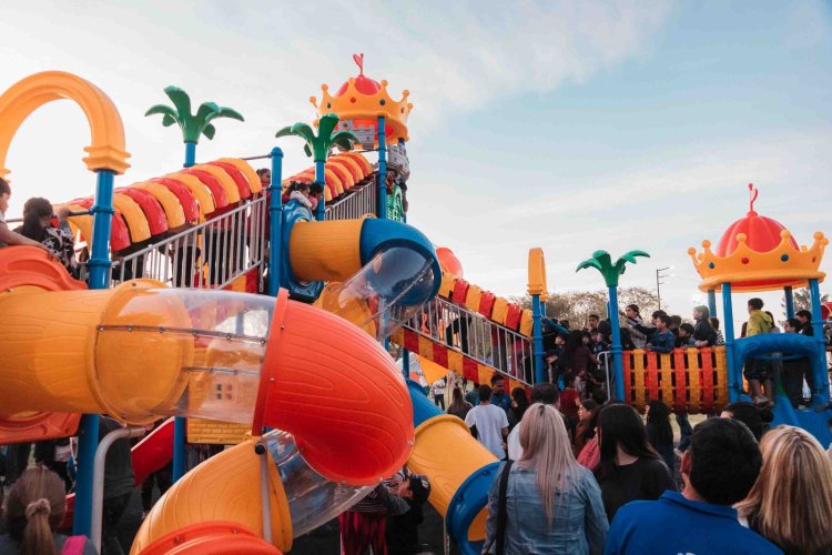 Un nuevo gigante en Rawson: el Parque Papa Francisco estrenó un juego único en Argentina