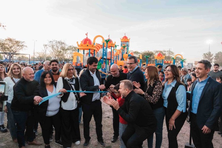 Un nuevo gigante en Rawson: el Parque Papa Francisco estrenó un juego único en Argentina