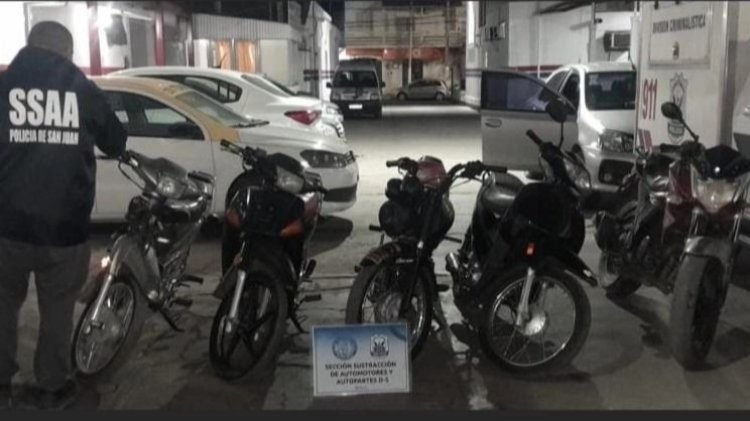 Más de 100 vehículos robados fueron recuperados en San Juan durante 2026