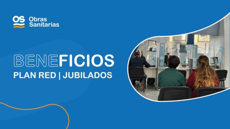 Obras Sanitarias mantiene beneficios especiales en las tarifas de agua y cloaca