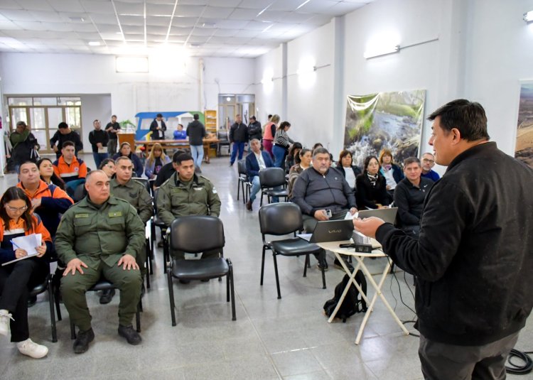 Se realizó una reunión del COED con autoridades del COPRE en Jáchal