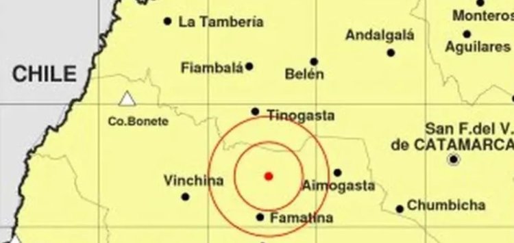 Sismo de 5,4 grados en La Rioja: qué localidades lo sintieron