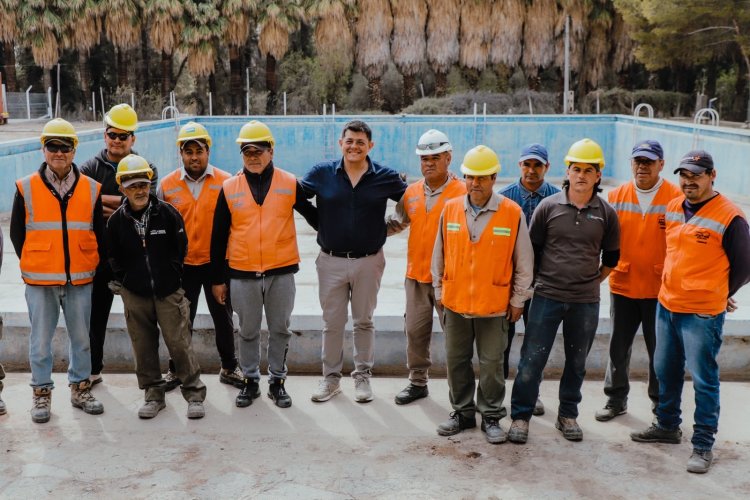 El Intendente Matías Espejo anunció la recuperación integral de la pileta municipal del Camping El Vivero