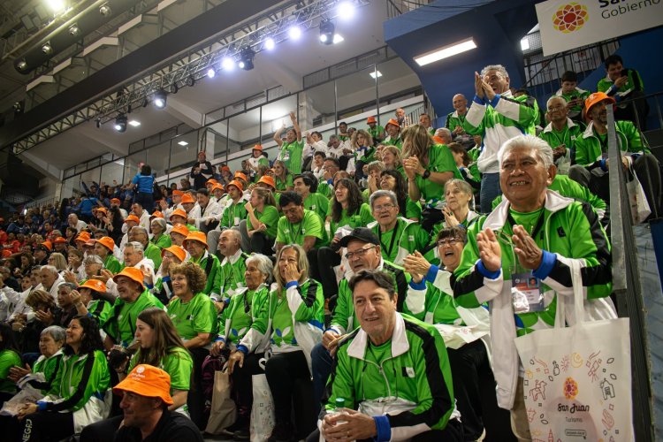 San Juan abrió los Juegos Nacionales de Adultos Mayores con más de 1.400 participantes de todo el país