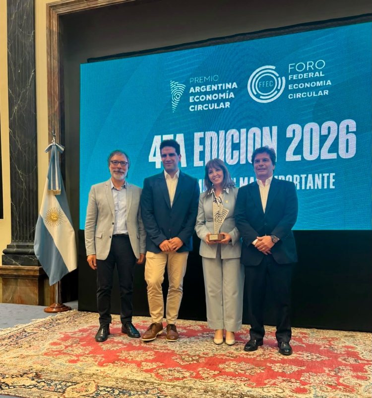 Capital fue reconocida con el Premio Nacional Argentina Economía Circular 2026