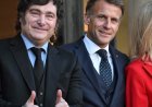 Javier Milei se reunió con el presidente francés Emmanuel Macron