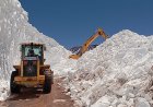 Agua Negra: las máquinas avanzan entre la nieve y se acercan al túnel fronterizo