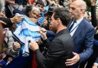 Furor por Messi: llegó a España para recibir el Premio Princesa de Asturias