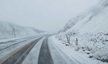 Alerta amarilla por nieve en la cordillera de San Juan