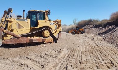 Avanzan los trabajos sobre el río Yakin en el departamento Albardón