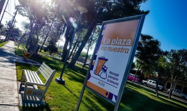 La Ciudad avanza con la limpieza de plazas y espacios verdes del sector sur