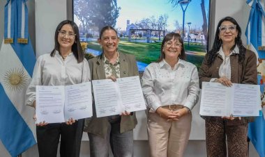 Chimbas firmó convenios con la Universidad de Congreso para impulsar la formación de su personal y las prácticas profesionales
