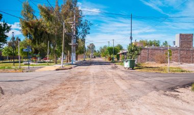 Rivadavia avanza con la pavimentación del loteo, Rumbos con recursos municipales