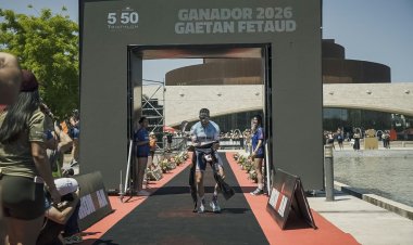 Gaetán Fetaud y Lucila Merlo ganaron el IRONMAN 51.50 – San Juan 2026