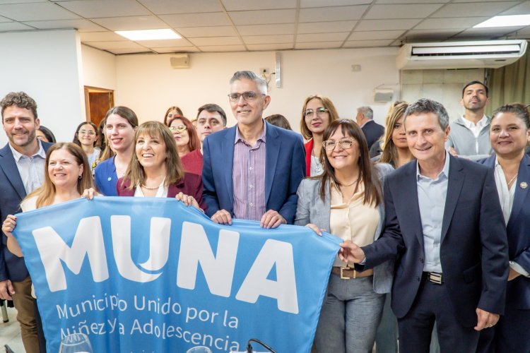 El ministro Platero acompañó el lanzamiento de las acciones municipales con UNICEF