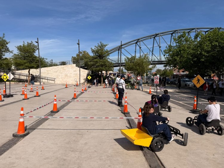 La Policía acercó la educación vial a 250 chicos con una jornada recreativa