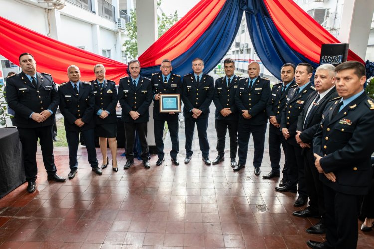 Se realizó el acto de la puesta en funciones del subjefe de Policía y del director de Protección Civil