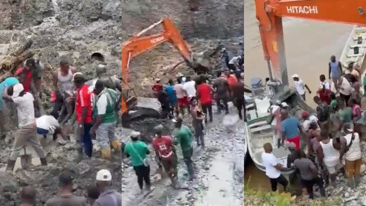 Derrumbe en una mina de oro en Colombia, hay al menos 9 muertos