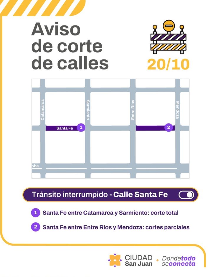 El Plan 50 Cuadras continúa con trabajos de repavimentación y mantenimiento vial en calle Santa Fe