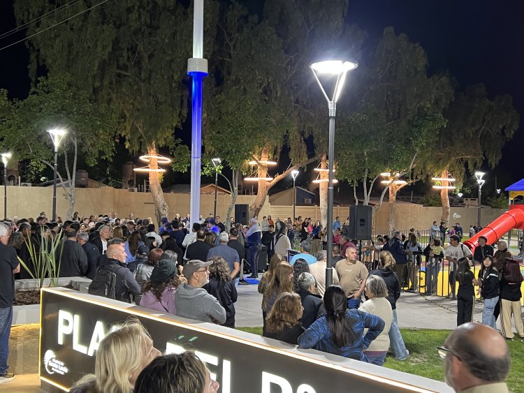Santa Lucía inauguró una plaza renovada con juegos de última generación