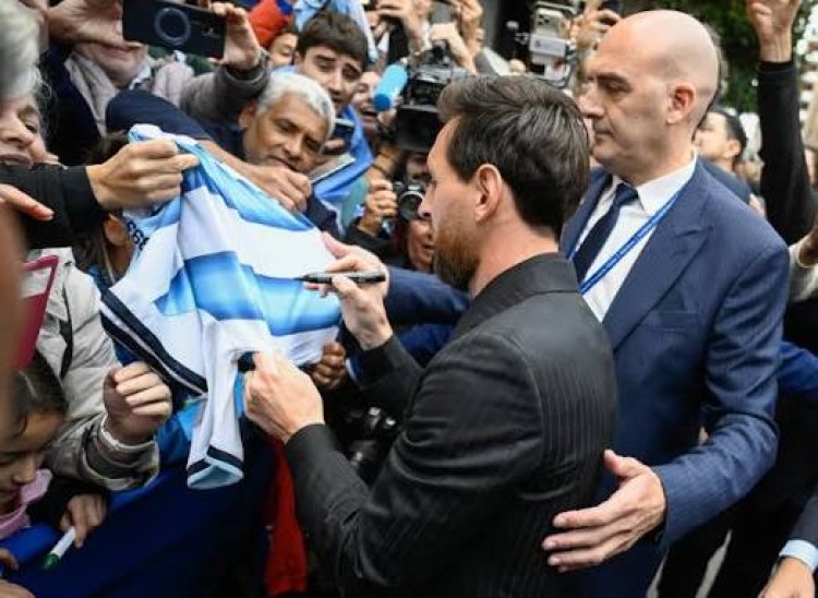Furor por Messi: llegó a España para recibir el Premio Princesa de Asturias