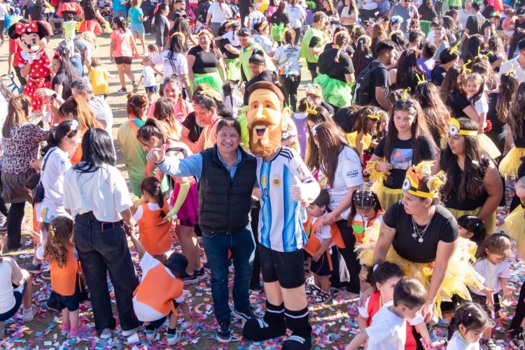 Santa Lucía celebró la tradicional Bicicleteada de los CDI junto a las familias
