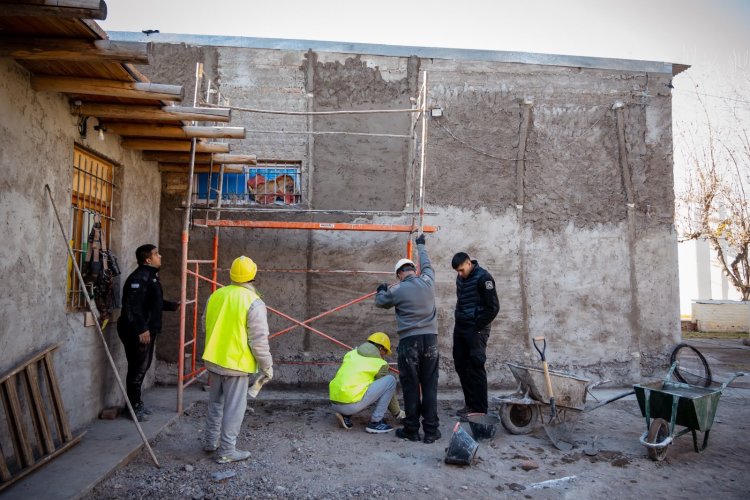 Personas Privadas de Libertad continúan trabajando en las mejoras en la Capilla del Carmen
