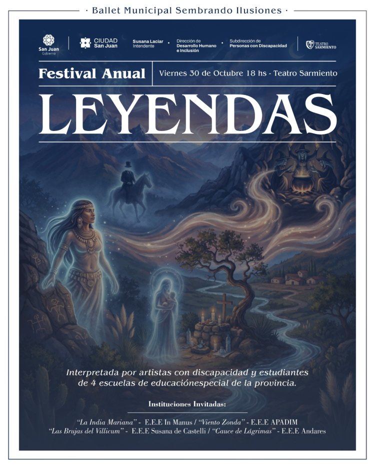 El Ballet Municipal Sembrando Ilusiones presenta su Festival Anual “Leyendas” en el Teatro Sarmiento